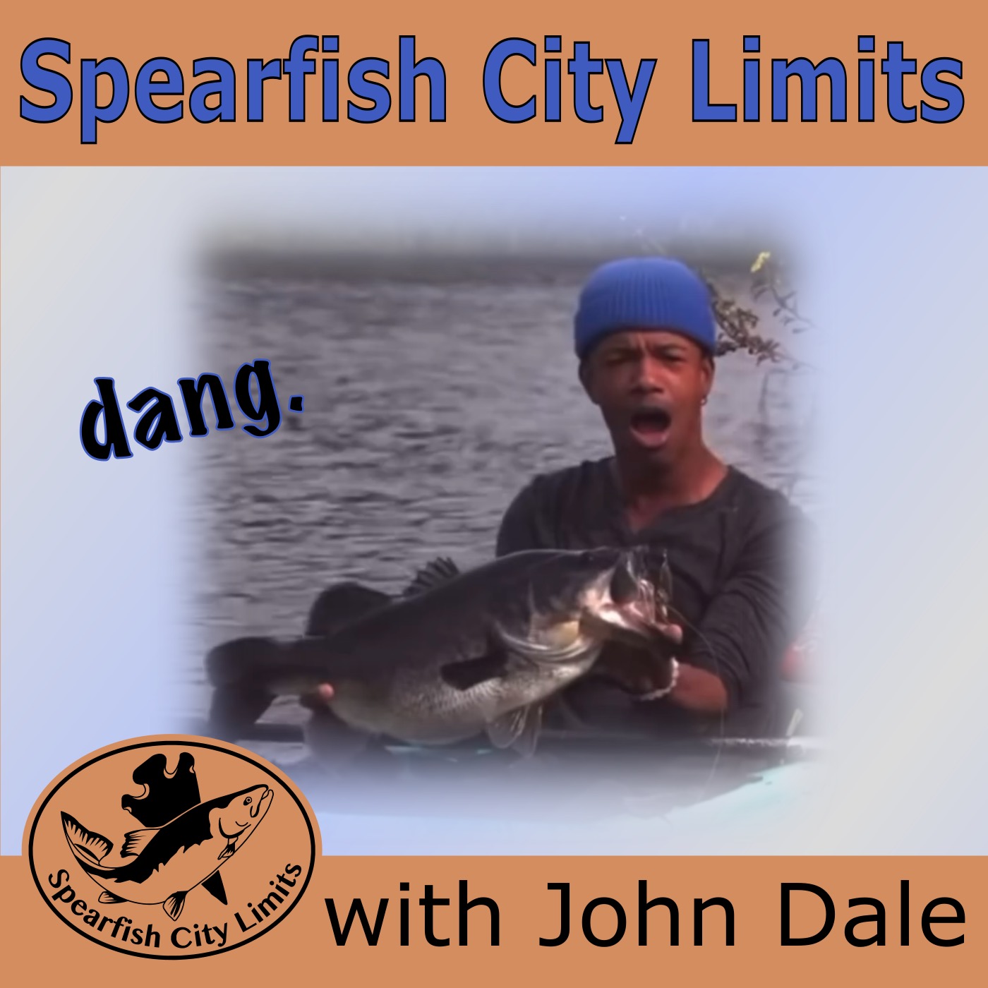 dang. guy holding huge bass fish both with mouths wide open - dang.